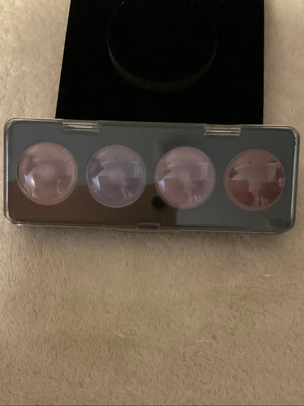 Mini Four-Shade Eyeshadow Palette - Pink, Lavender, Mauve, Brown
